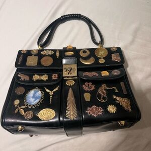 Vintage Gold charm handbag